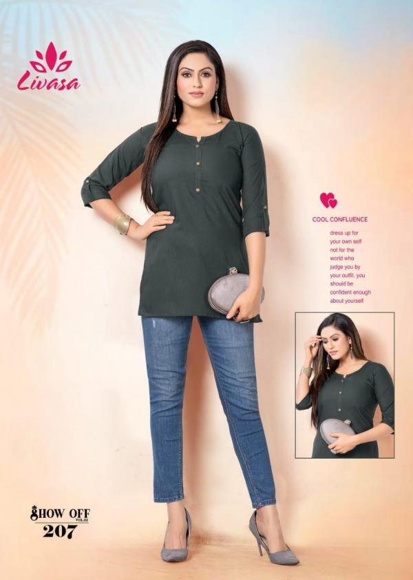 Livasa Show Off Vol 2 Rayon Exclusive Designer Kurti Collection